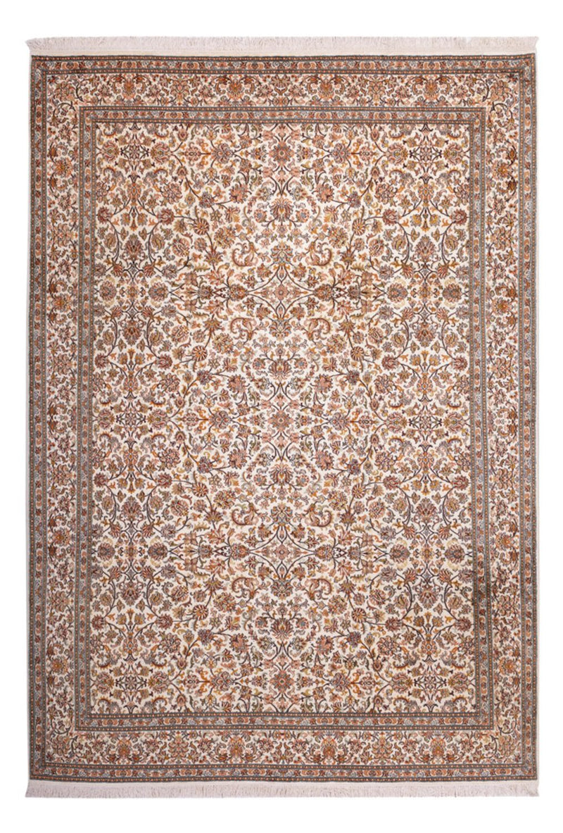 Kaschmir Seide Teppich 213x305cm - Orientteppich - sand