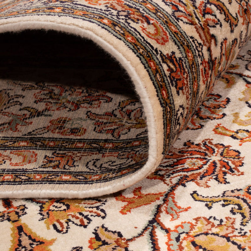 Kaschmir Seide Teppich 213x305cm - Orientteppich - sand