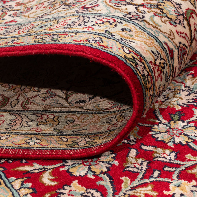 Kaschmir Seide Teppich 216x302cm - Orientteppich - rot