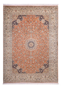 Kaschmir Seide Teppich 220x306cm - Orientteppich - terrakotta – product image