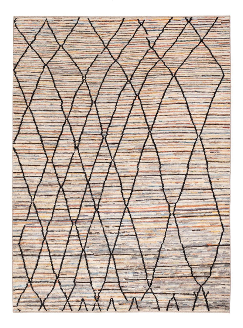 Berber Teppich 151x203cm - Wollteppich - mehrfarbig