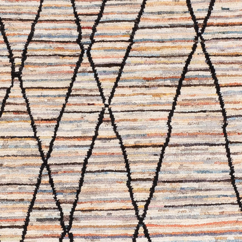 Berber Teppich 151x203cm - Wollteppich - mehrfarbig
