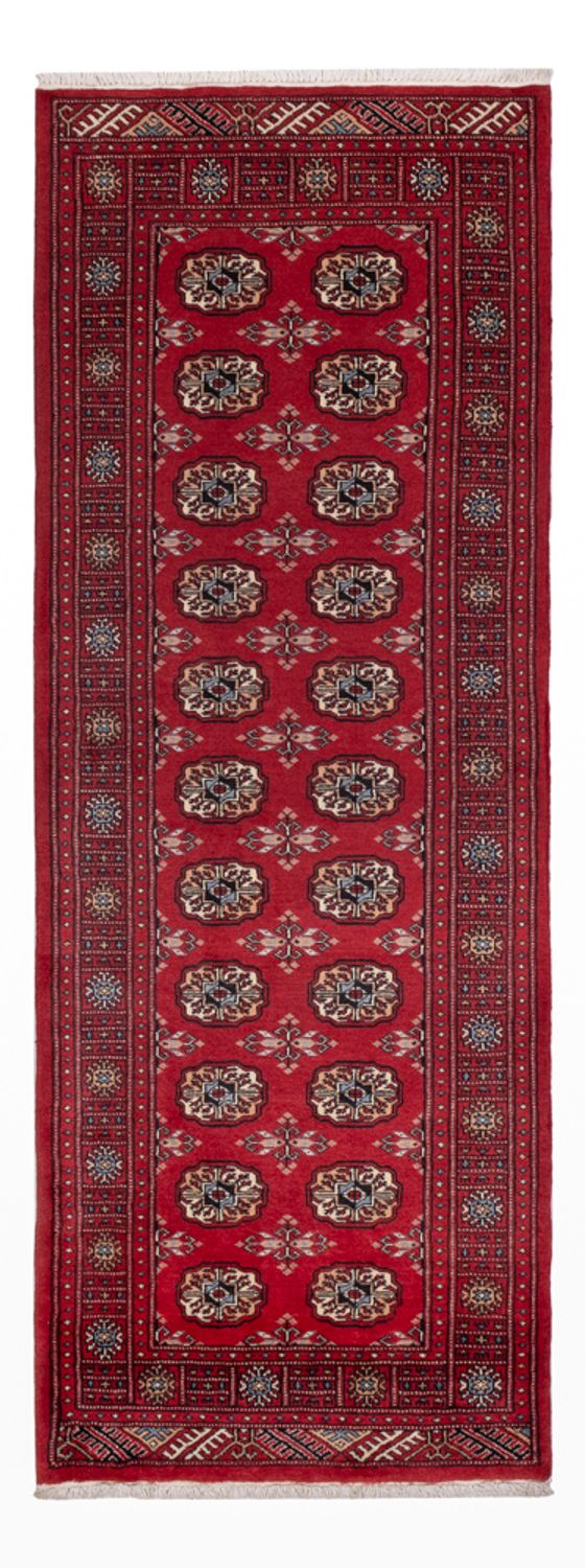 Pakistan Teppich 80x224cm - Orientteppich - rot