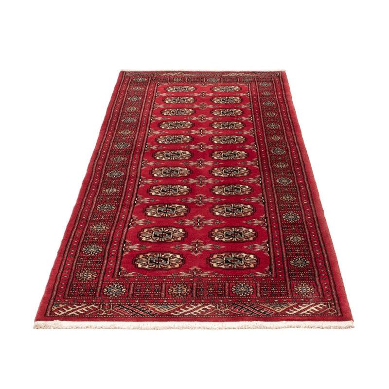 Pakistan Teppich 80x224cm - Orientteppich - rot