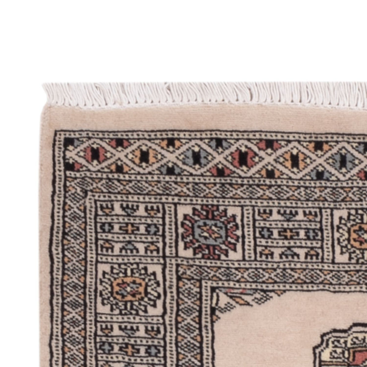 Pakistan Teppich 77x193cm - Orientteppich - beige