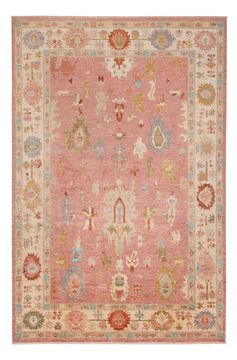Usak Teppich 237x359cm - Orientteppich - hellrot