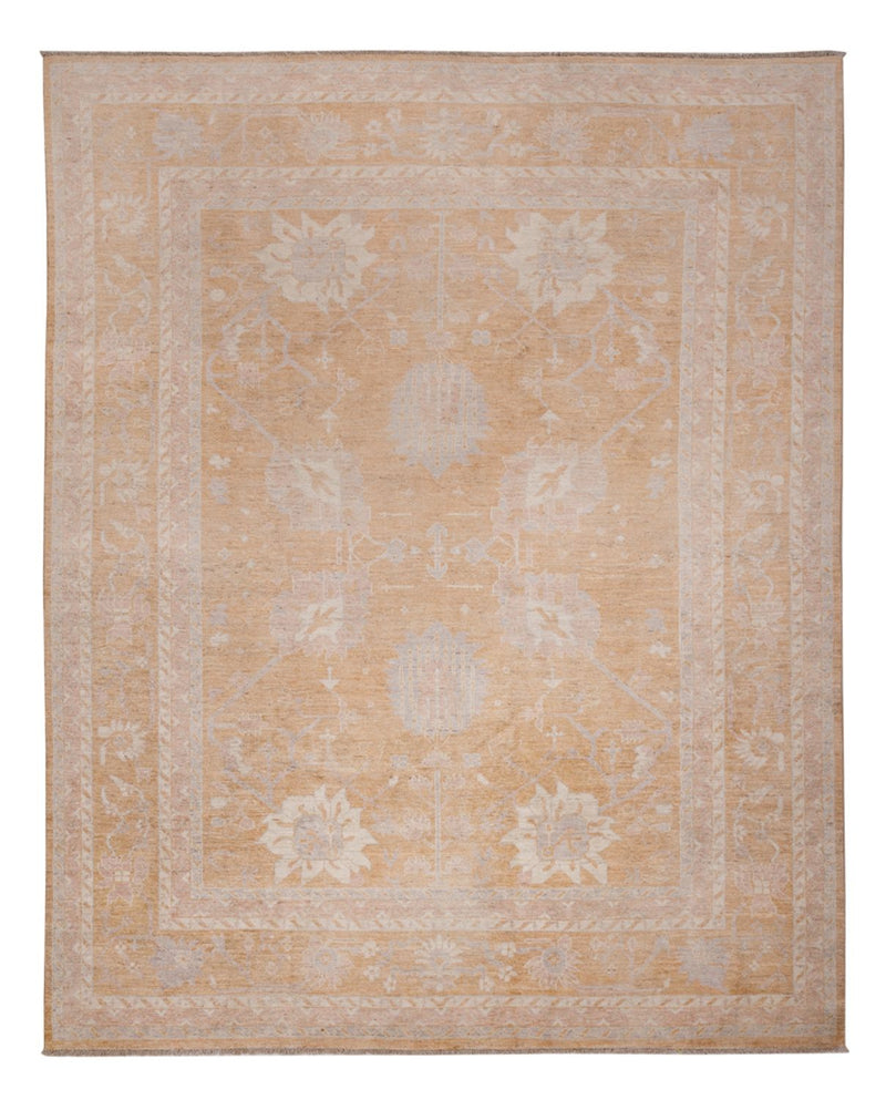 Usak Teppich 246x306cm - Orientteppich - dunkelbeige