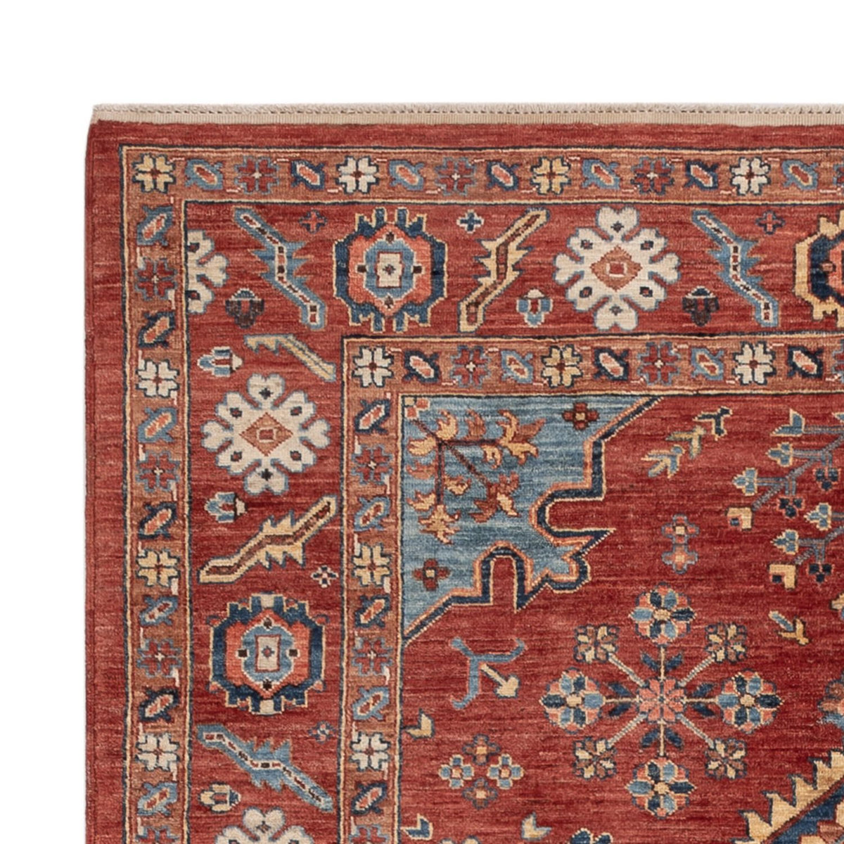 Usak Teppich 150x189cm - Orientteppich - rot