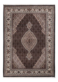 Indo Täbriz Teppich 141x196cm - Orientteppich - dunkelgrau – product image