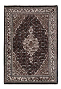 Indo Täbriz Teppich 141x204cm - Orientteppich - dunkelgrau – product image