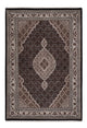 Indo Täbriz Teppich 141x204cm - Orientteppich - dunkelgrau