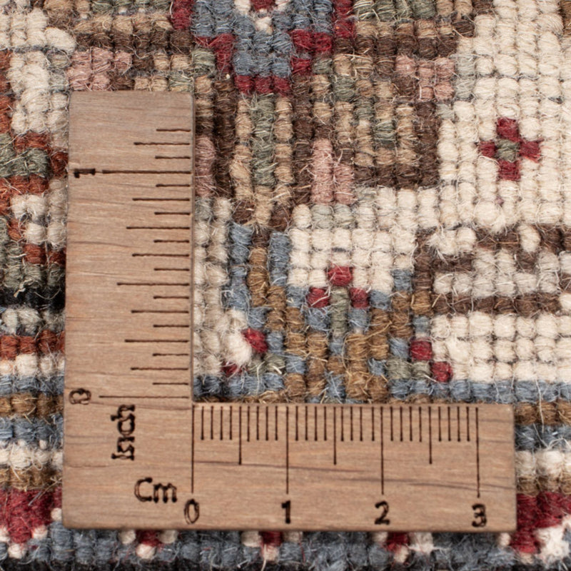 Indo Täbriz Teppich 142x204cm - Orientteppich - dunkelgrau