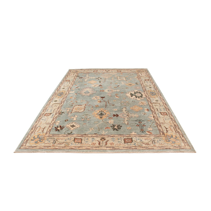 Usak Teppich 200x296cm - Orientteppich - hellblau