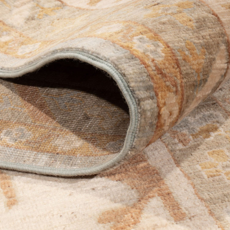 Usak Teppich 246x348cm - Orientteppich - hellblau