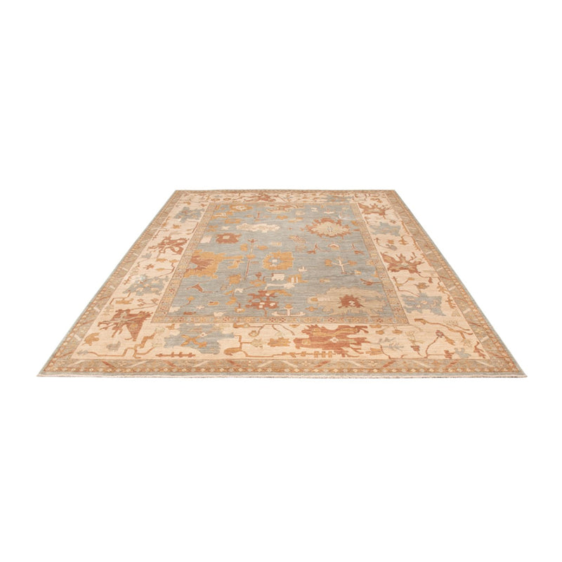 Usak Teppich 246x348cm - Orientteppich - hellblau