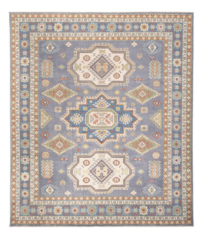 Kazak Teppich 244x299cm - Orientteppich - seeblau