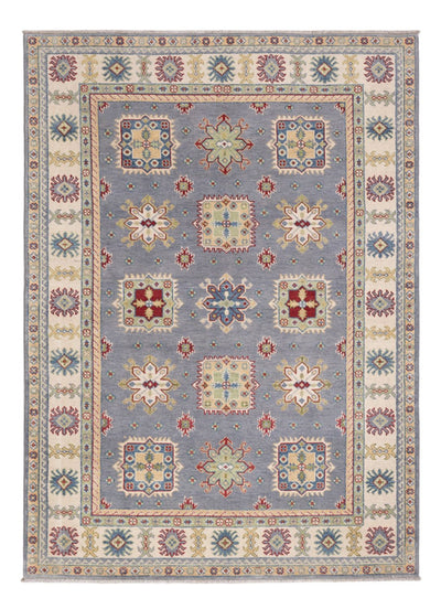 Kazak Teppich 170x234cm - Orientteppich - seeblau