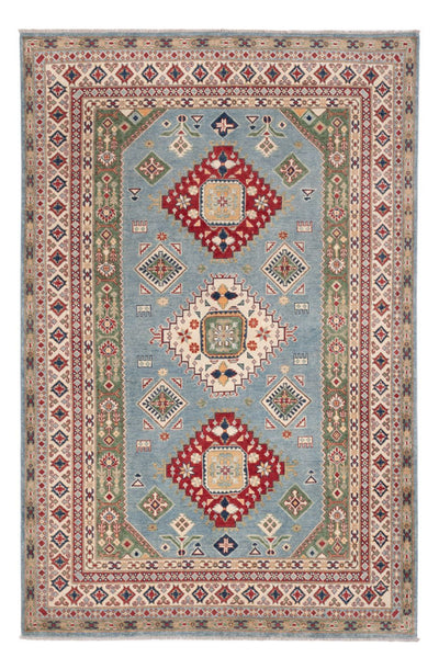 Kazak Teppich 195x291cm - Orientteppich - hellblau