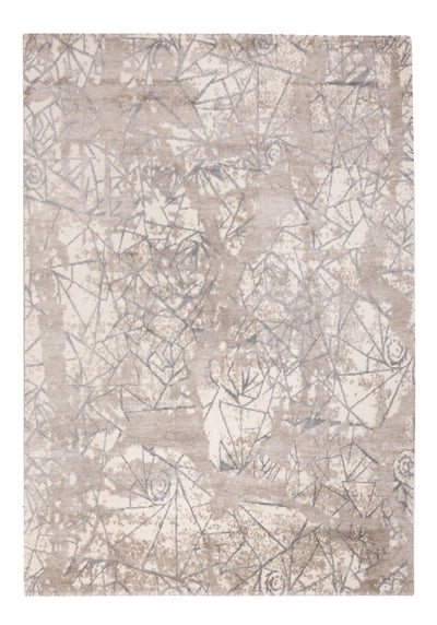 Designer Teppich 174x242cm - hellgrau