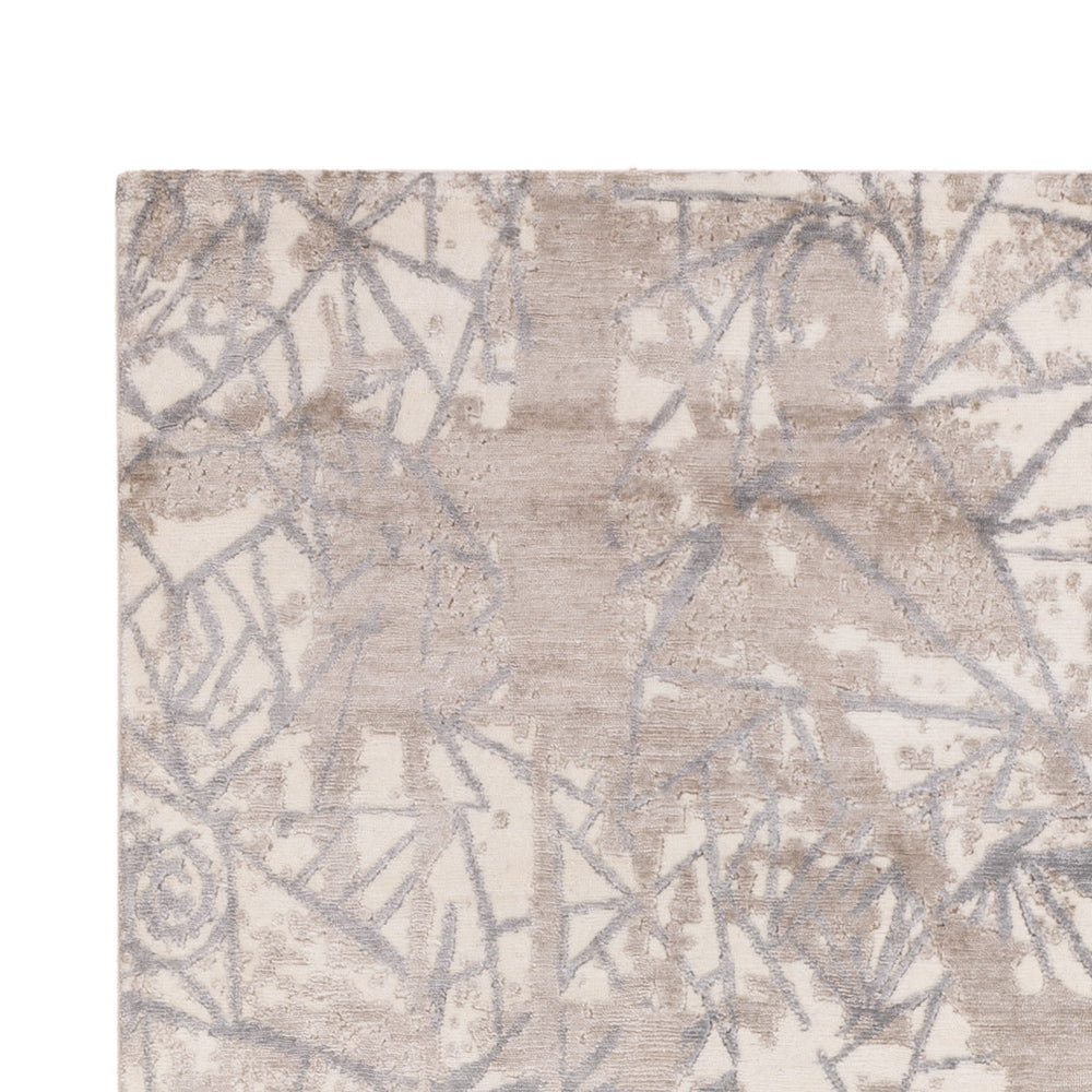 Designer Teppich 174x242cm - hellgrau