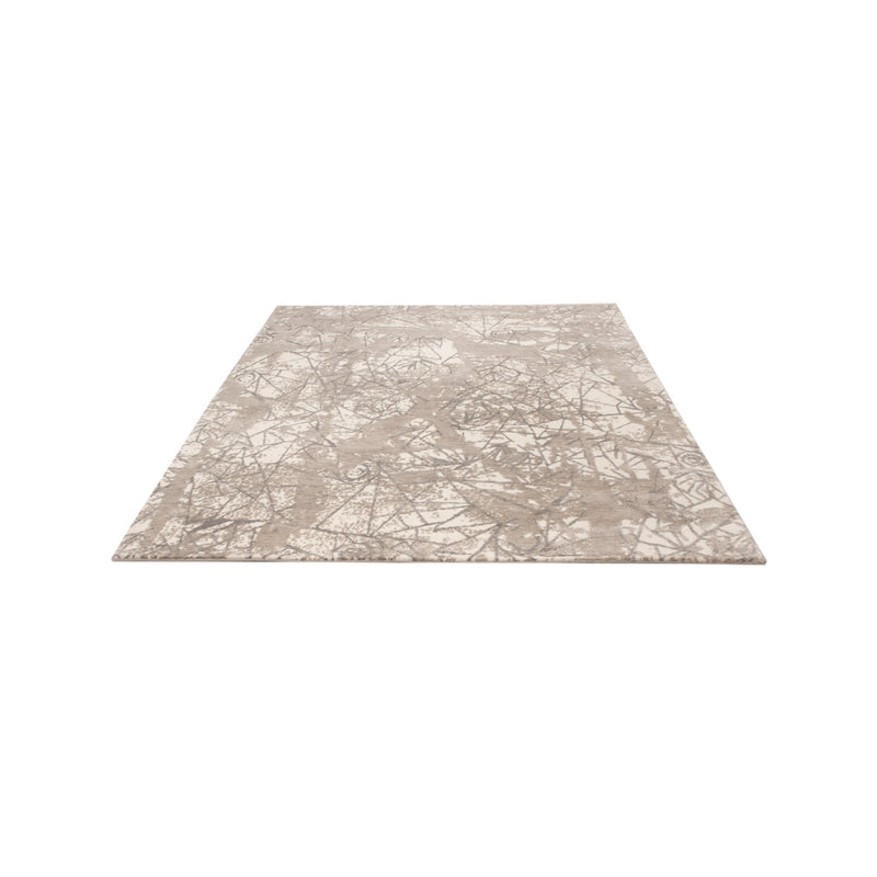 Designer Teppich 174x242cm - hellgrau