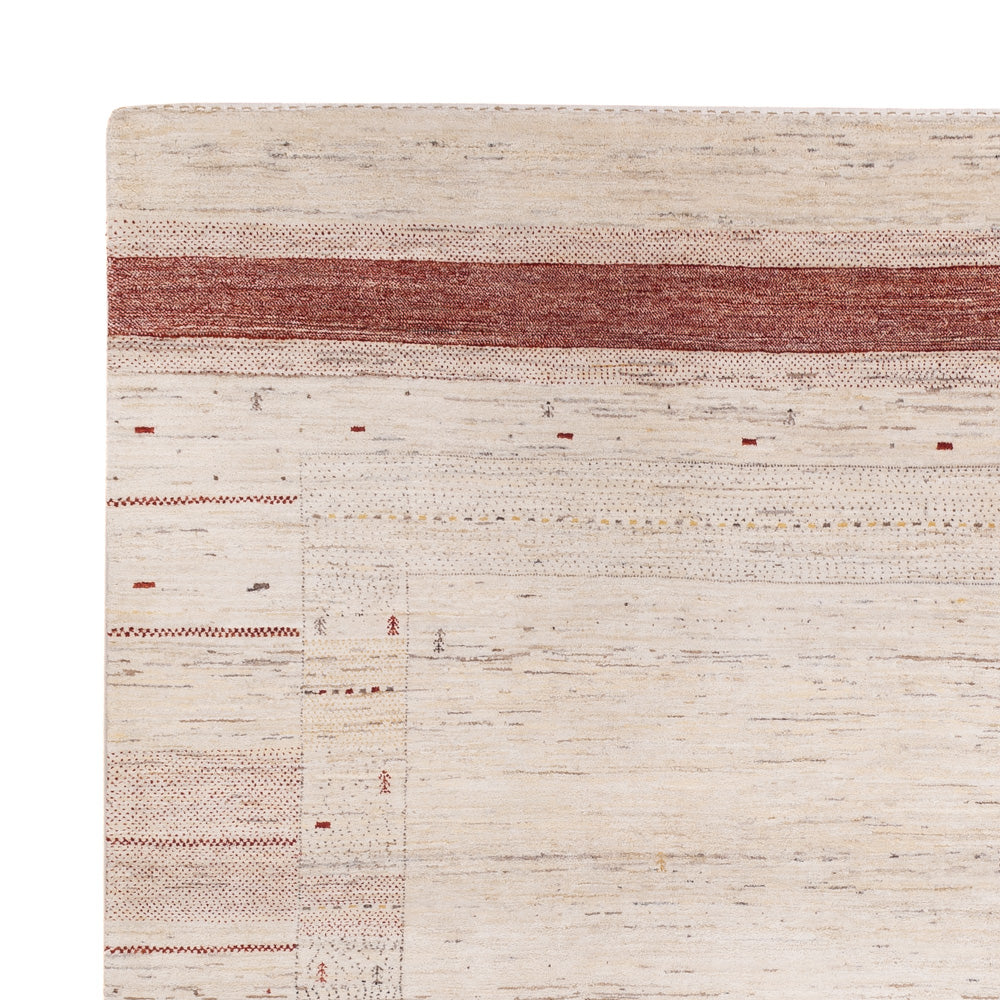 Indo Loribaft Teppich 246x249cm - Orientteppich - hellbeige