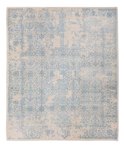Designer Teppich 241x289cm - hellblau