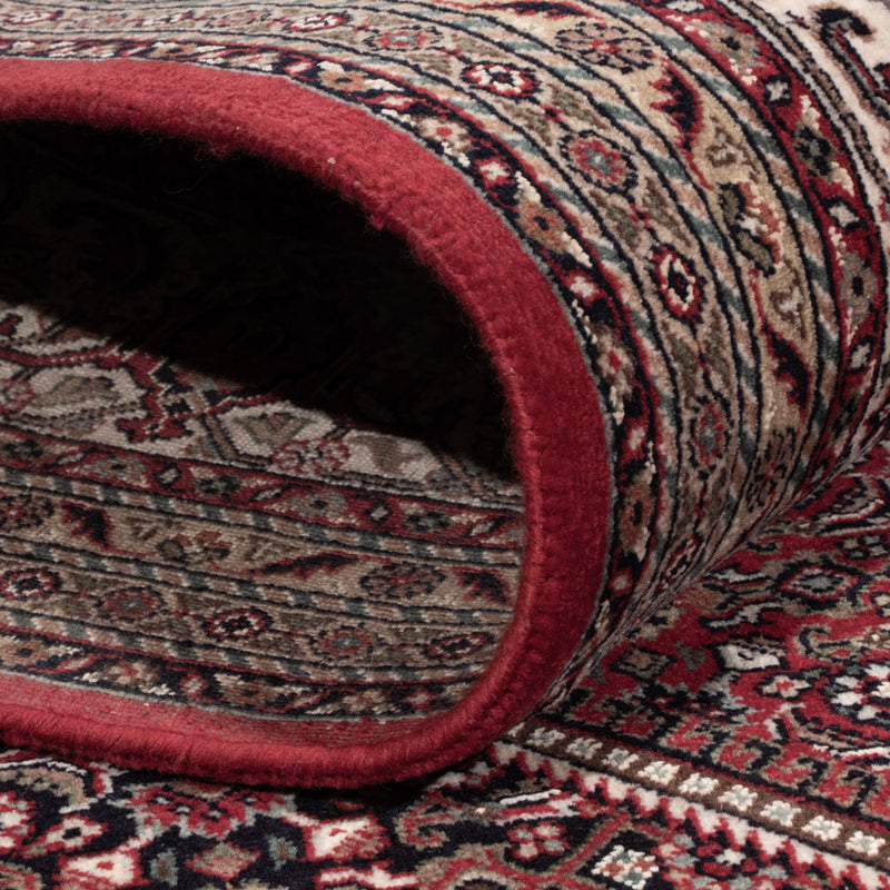 Indo Bidjar Teppich 251x304cm - Orientteppich - dunkelrot