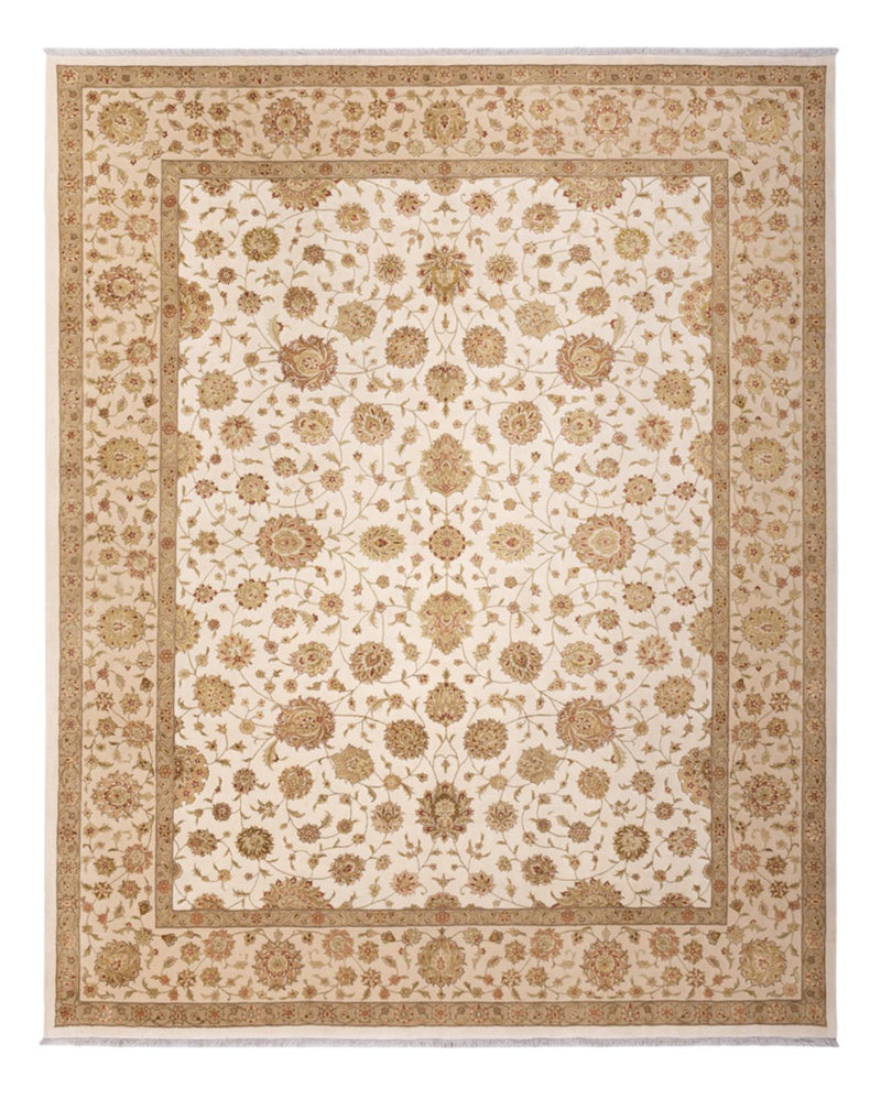 Indo Täbriz Teppich 244x305cm - Orientteppich - beige