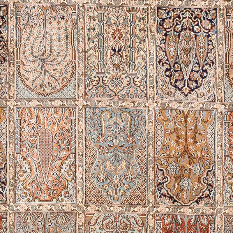 Kaschmir Seide Teppich 250x307cm - Orientteppich - mehrfarbig