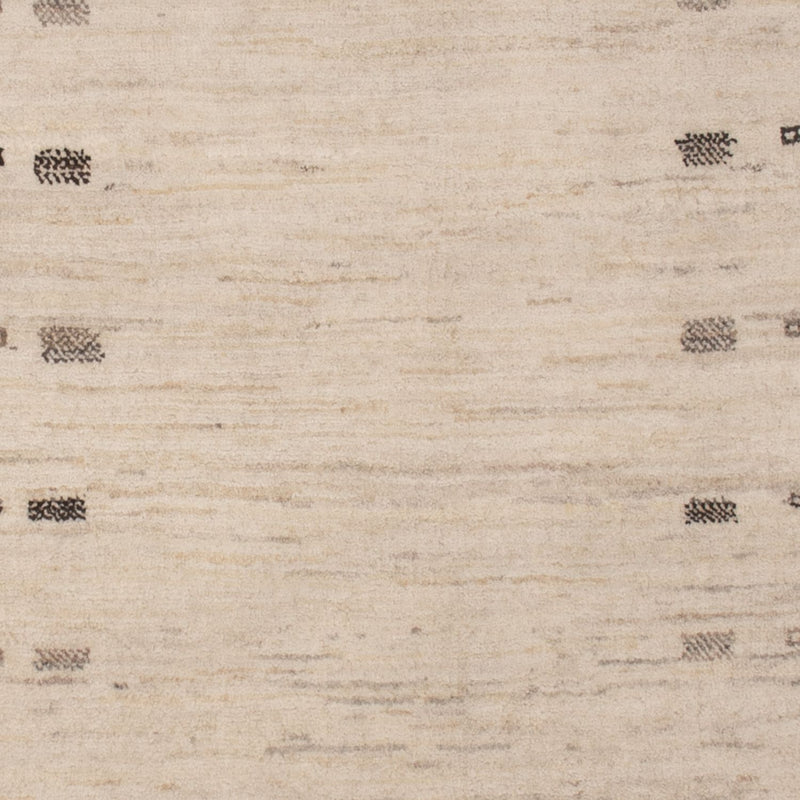Indo Loribaft Teppich 105x152cm - Wollteppich - creme