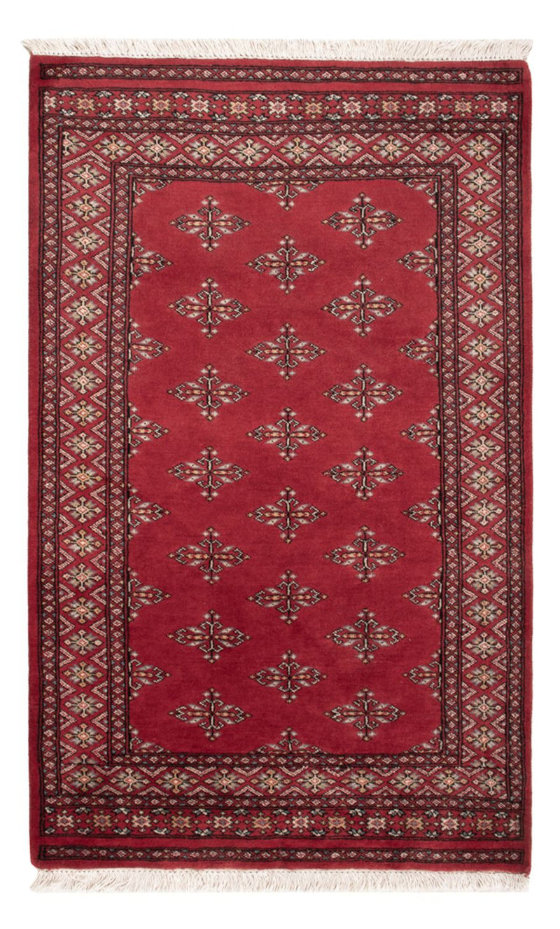 Pakistan Teppich 95x150cm - Orientteppich - rot