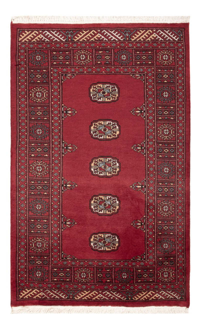 Pakistan Teppich 93x141cm - Orientteppich - rot