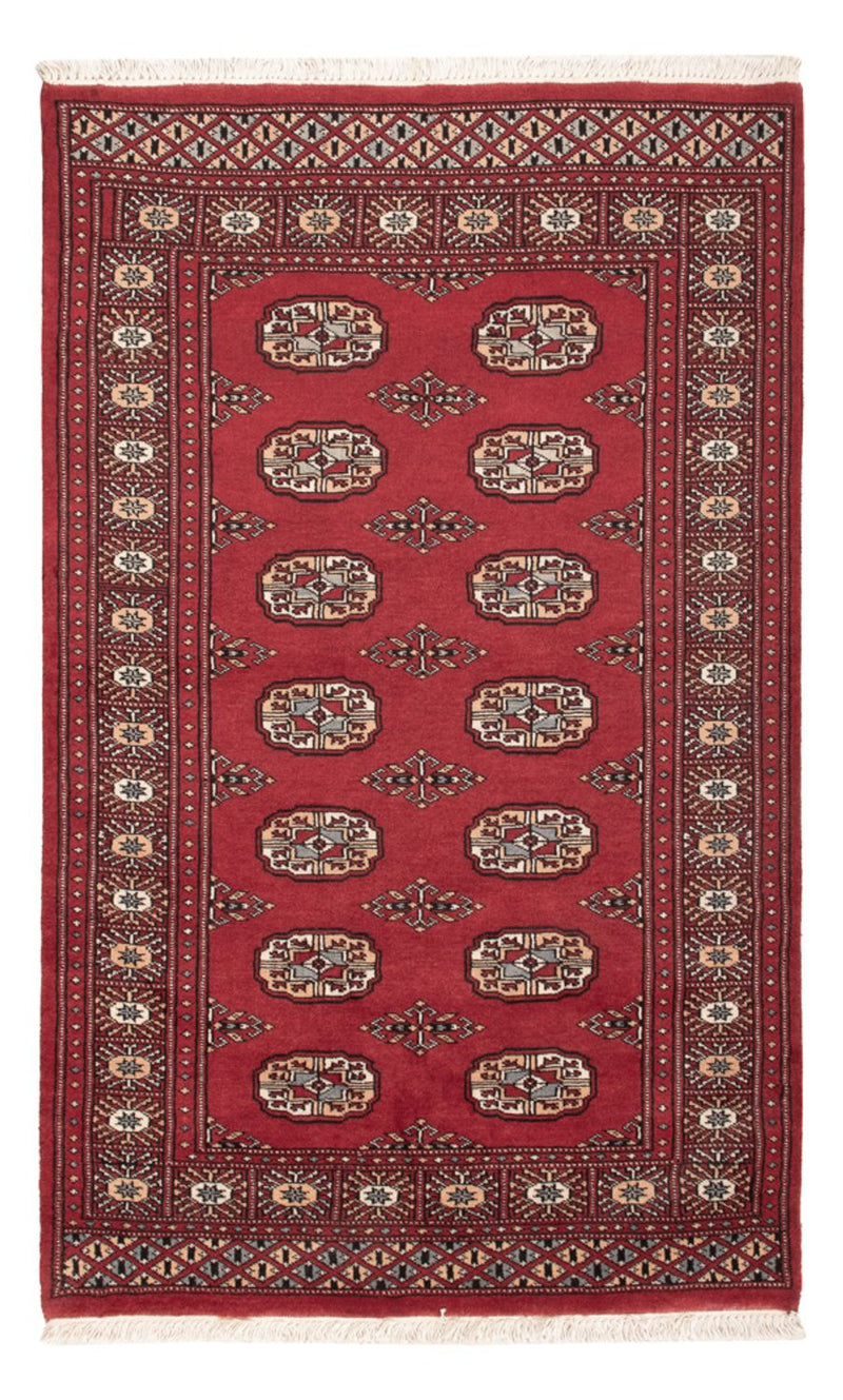 Pakistan Teppich 93x147cm - Orientteppich - rot