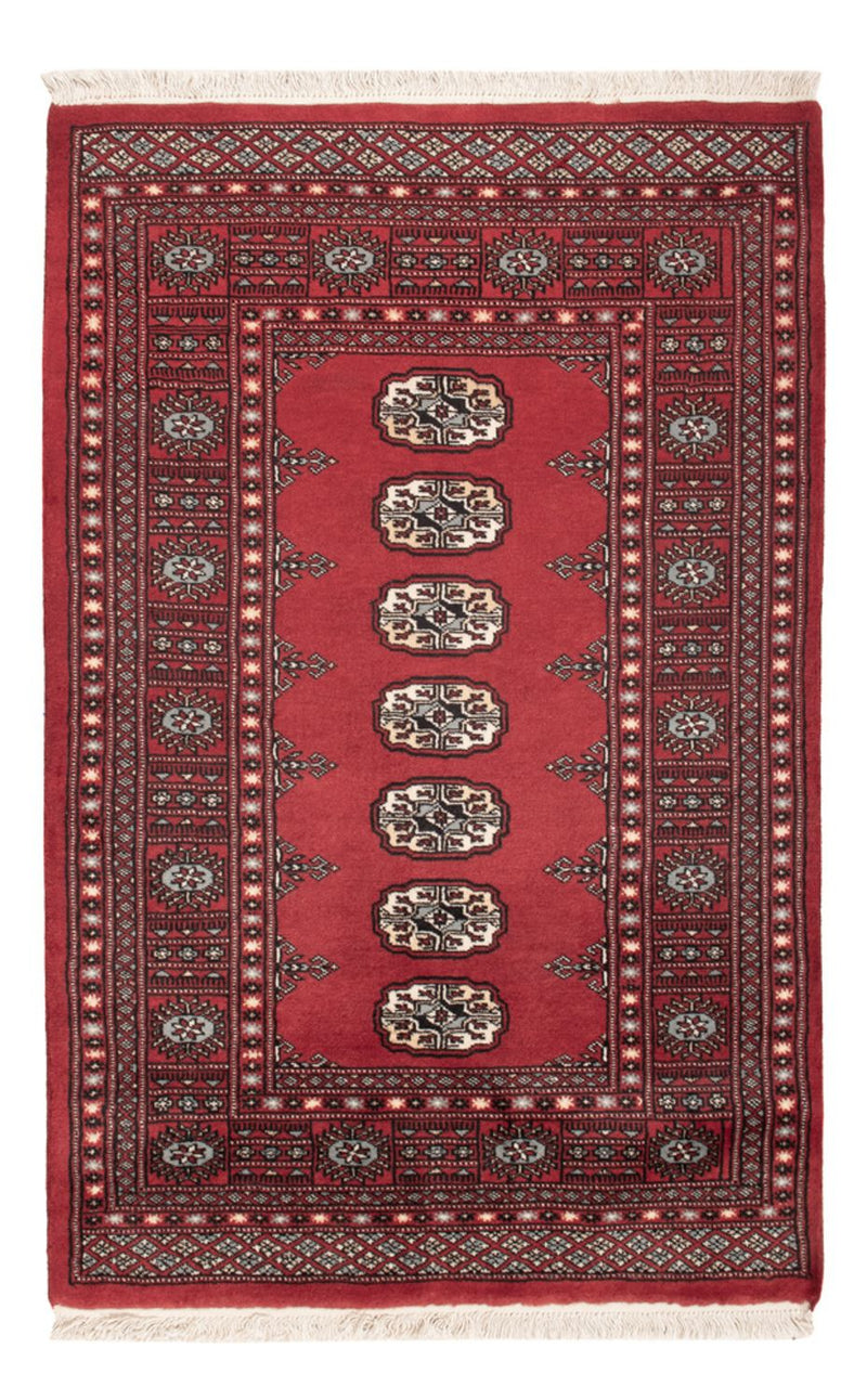 Pakistan Teppich 93x144cm - Orientteppich - rot
