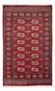 Pakistan Teppich 91x144cm - Orientteppich - rot