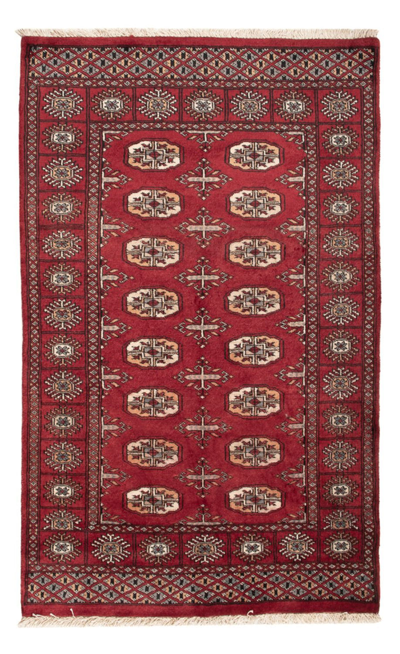 Pakistan Teppich 91x144cm - Orientteppich - rot