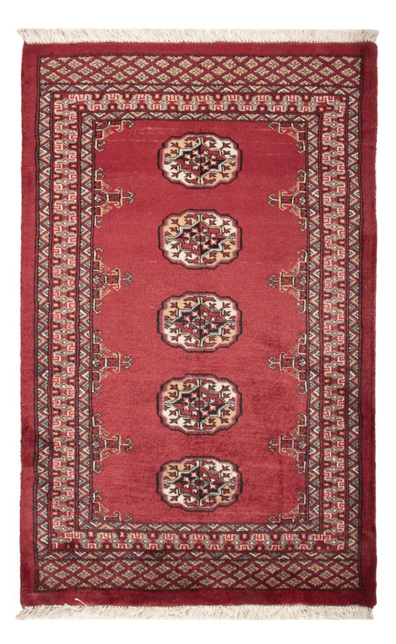Pakistan Teppich 83x129cm - Orientteppich - rot