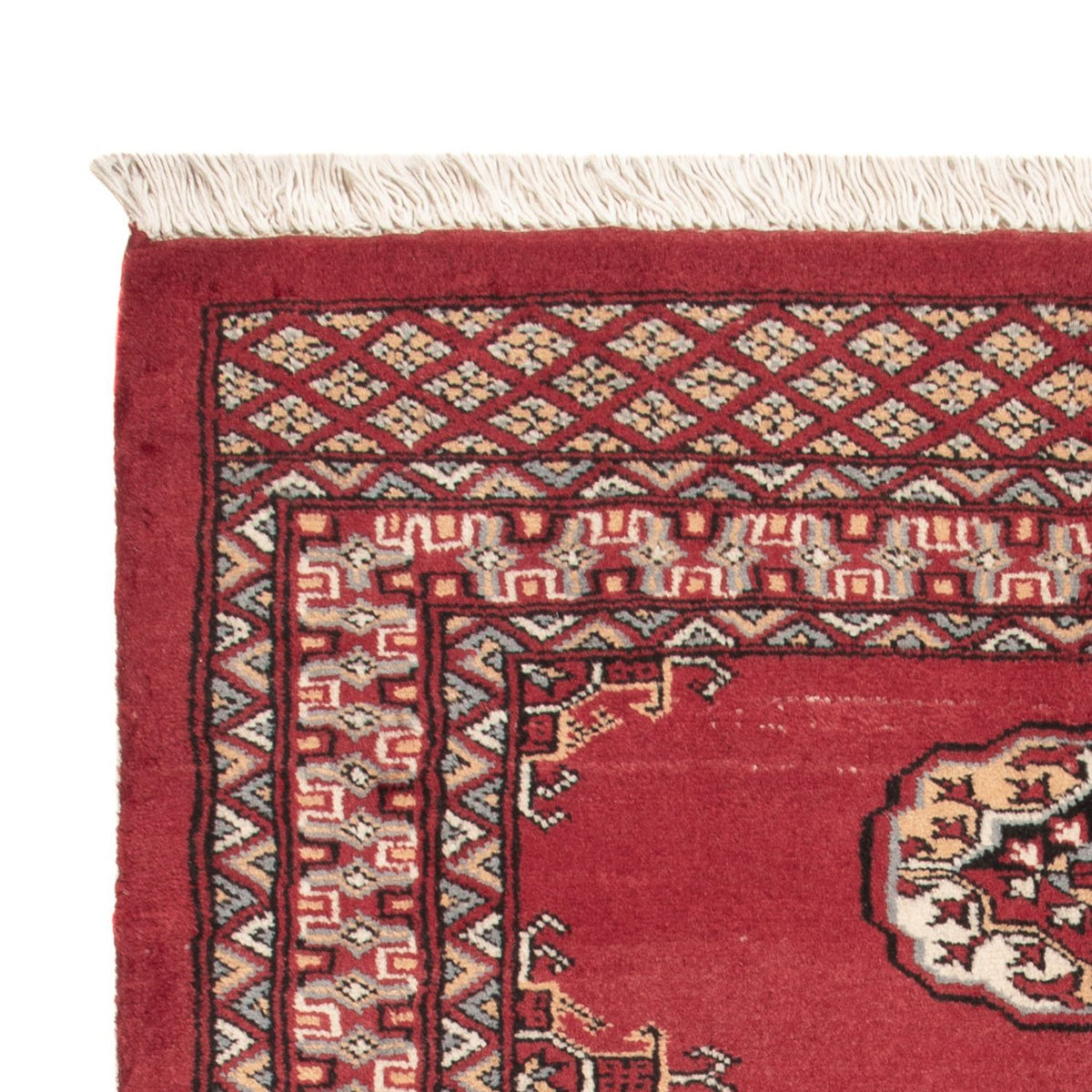 Pakistan Teppich 83x129cm - Orientteppich - rot