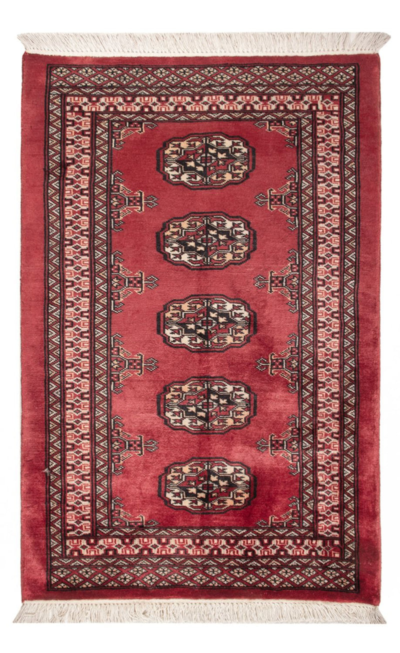 Pakistan Teppich 80x120cm - Orientteppich - rot