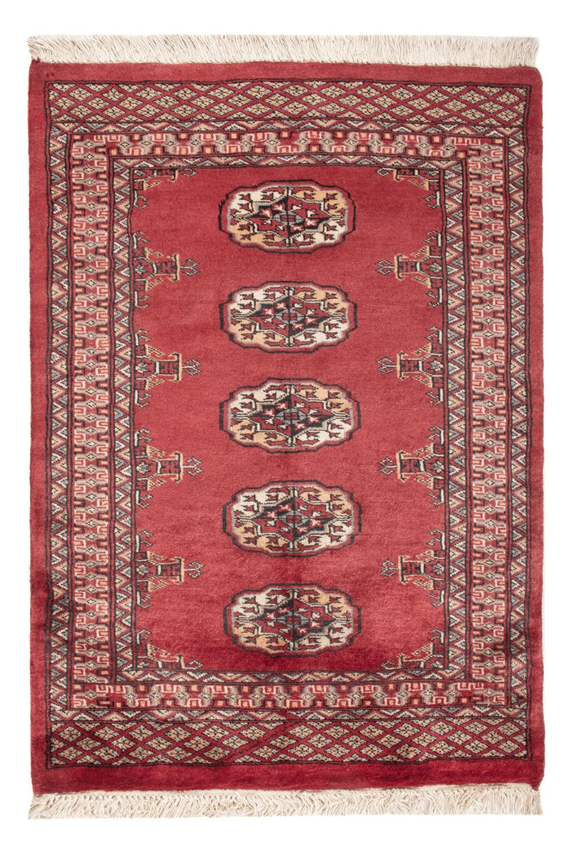 Pakistan Teppich 79x114cm - Orientteppich - rot