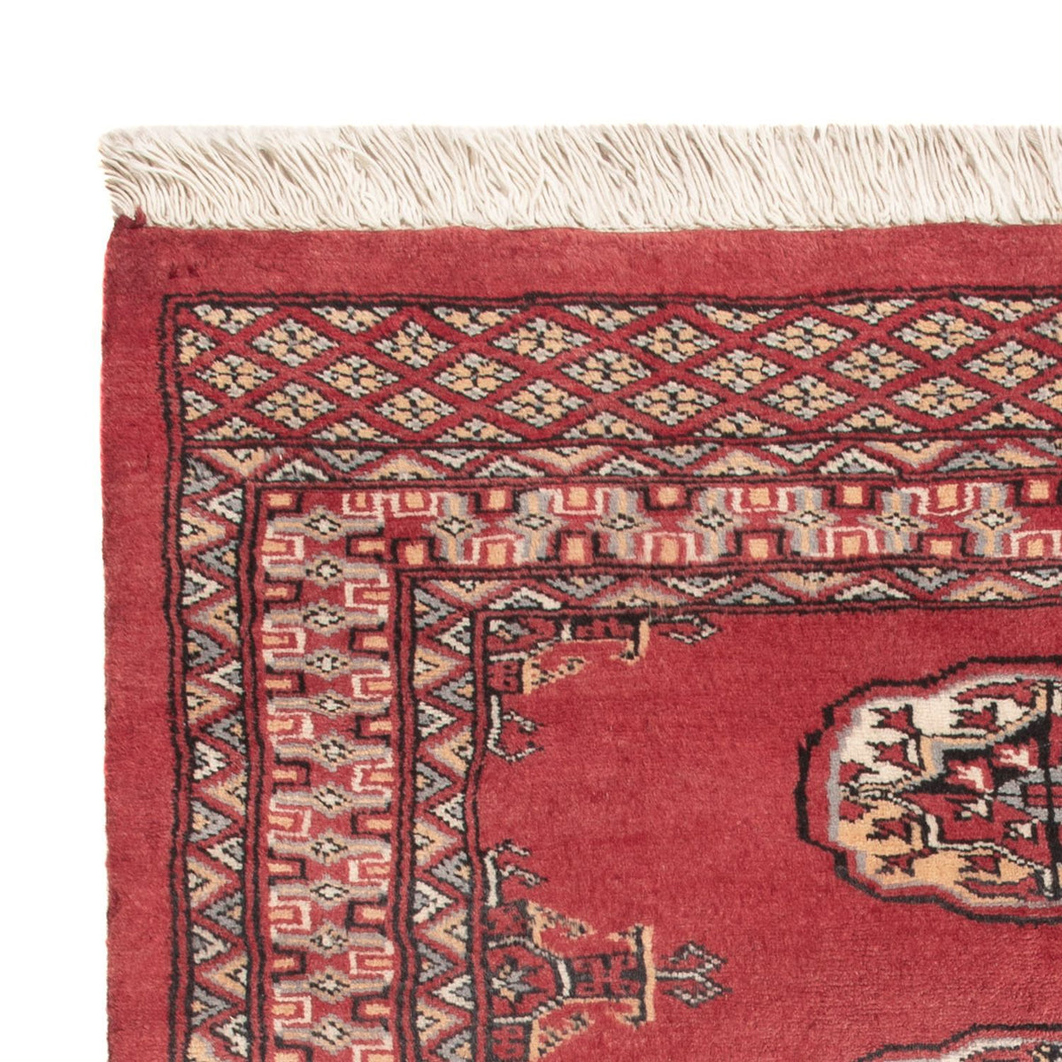 Pakistan Teppich 79x114cm - Orientteppich - rot