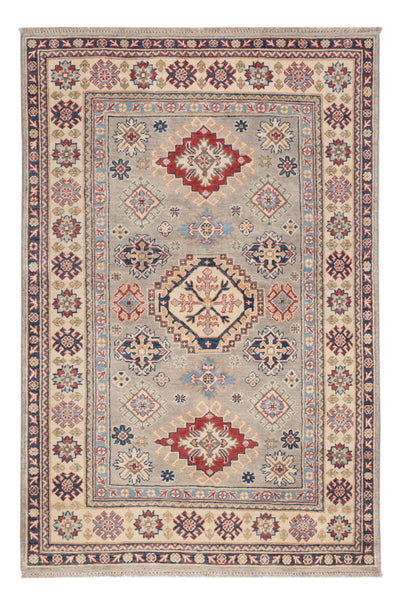 Kazak Teppich 118x180cm - Orientteppich - hellblau