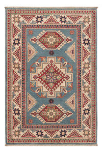 Kazak Teppich 96x146cm - Orientteppich - hellblau – product image