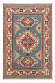 Kazak Teppich 96x146cm - Orientteppich - hellblau