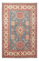 Kazak Teppich 98x150cm - Orientteppich - hellblau
