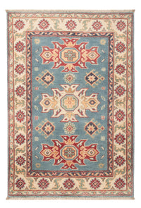 Kazak Teppich 83x123cm - Orientteppich - hellblau – product image