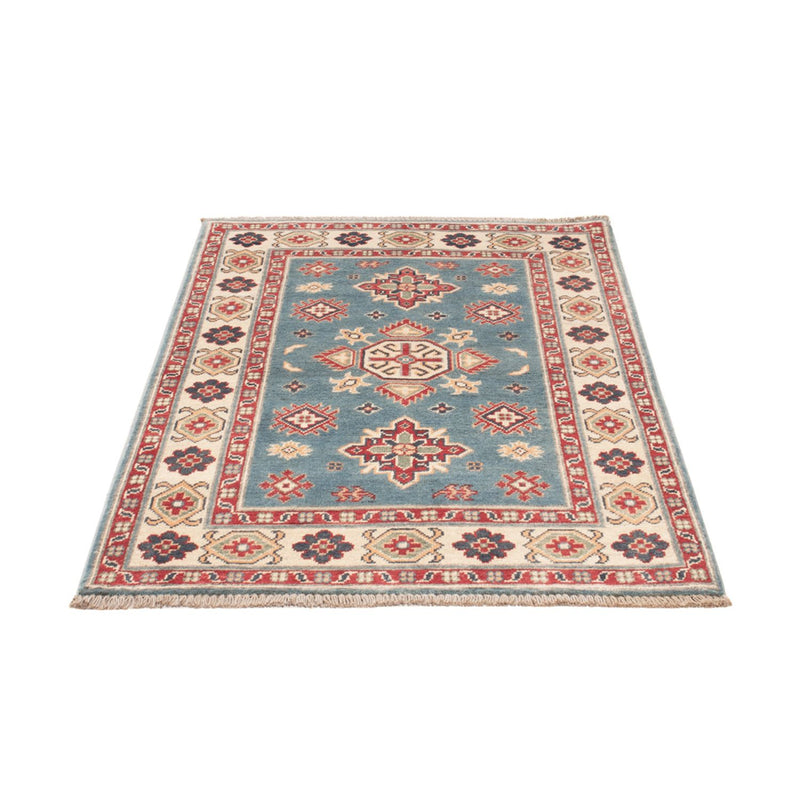 Kazak Teppich 84x121cm - Orientteppich - hellblau