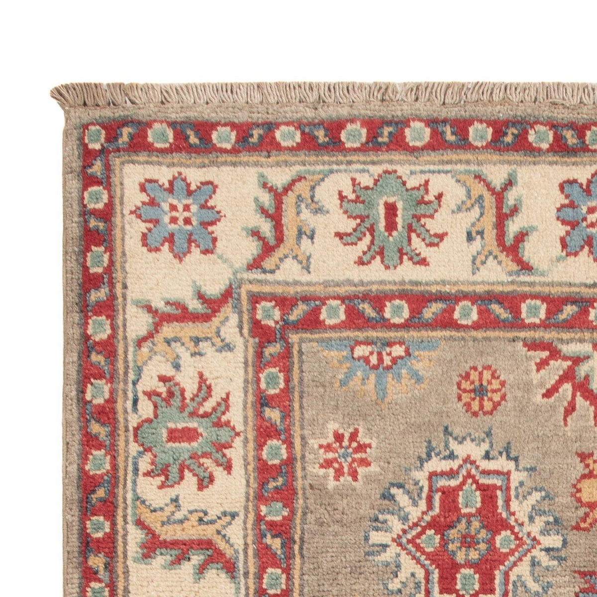 Kazak Teppich 85x124cm - Orientteppich - hellgrün
