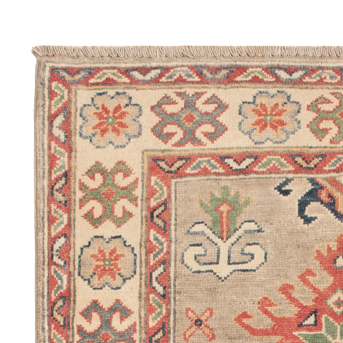 Kazak Teppich 82x125cm - Orientteppich - hellgrün